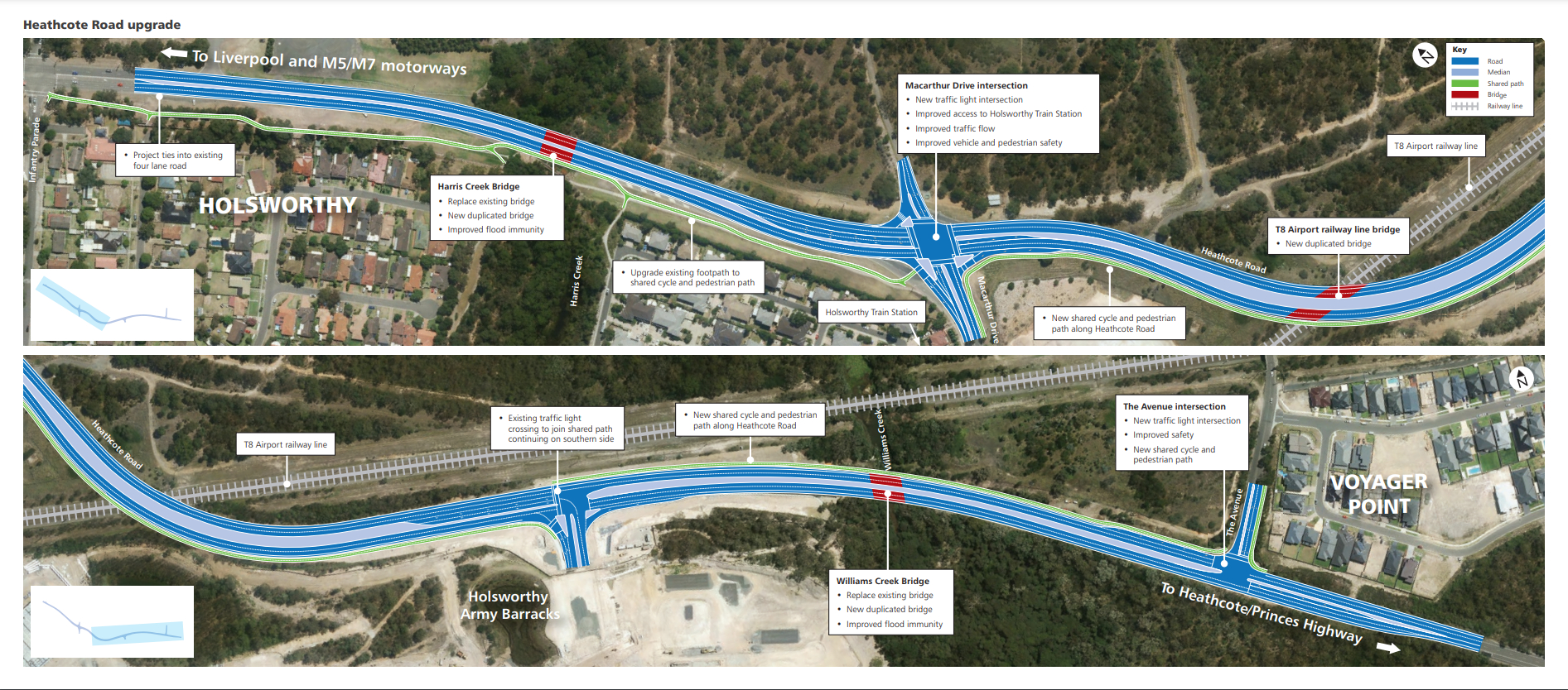 heathcote-road-upgrade-map